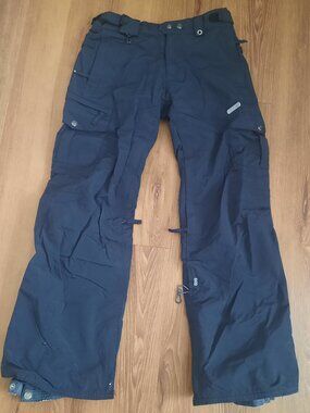 686 Smarty Ski Snowboard Pants‎ Womens Size S Black   15 straghtx27.5